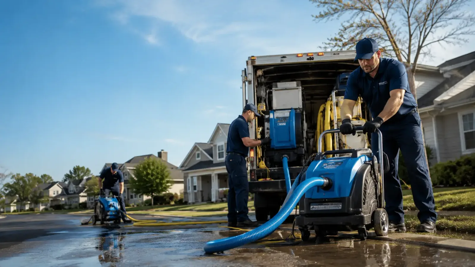 Flood Damage Cleanup in Hurricane, WV